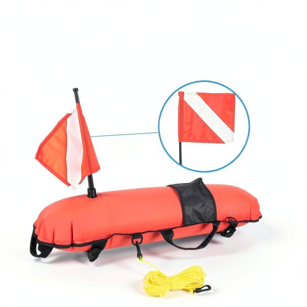 OUKENS Torpedo Buoy Nylon TPU Dive Float-6