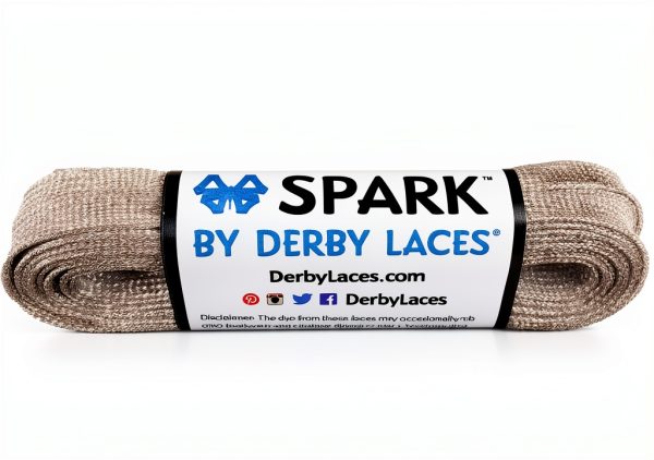 Spark Metallic Laces by Derby Laces for Skates-0