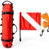 OUKENS Torpedo Buoy Nylon TPU Dive Float-0
