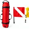 OUKENS Torpedo Buoy Nylon TPU Dive Float-3