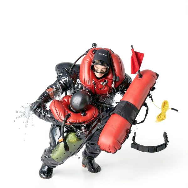 OUKENS Torpedo Buoy Nylon TPU Dive Float-4