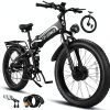 MTRSUE Bike tt-7567 5000W Dual Motor 26" Aluminum Folding 7-Speed-0